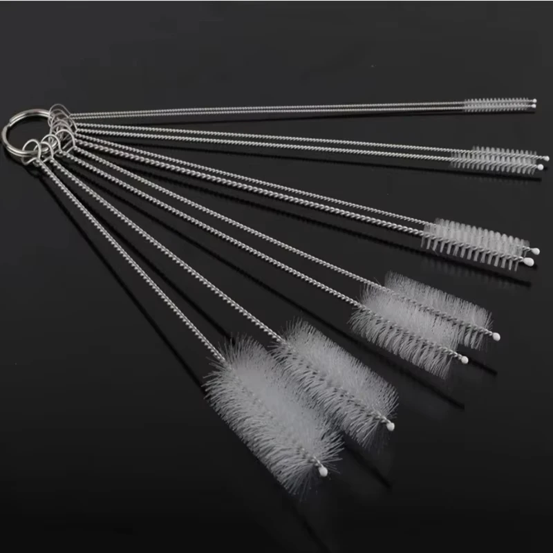 10pcs Bottle Cleaning Brushes Multifunctional Reusable Straw Cleaning Brush For Narrow Neck Bottles Cups