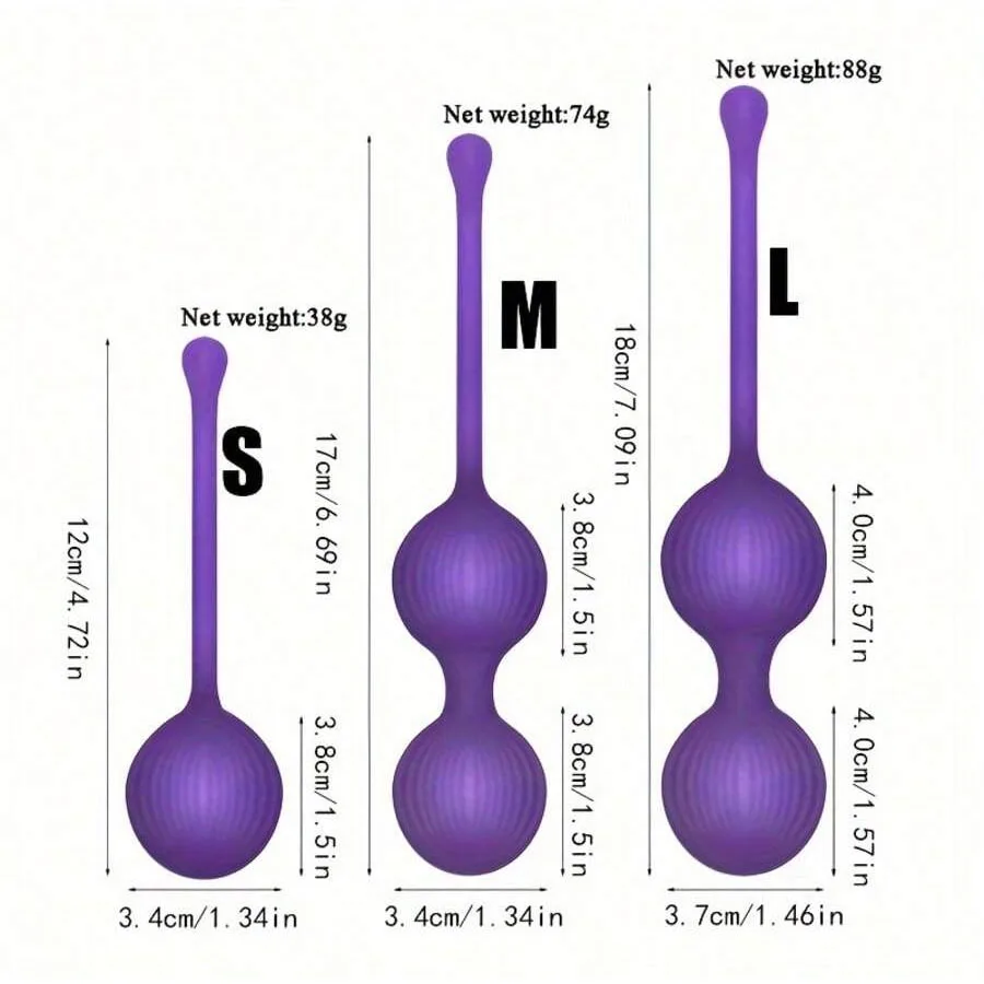 女性用シリコンケーゲルボール、ベンワボール骨盤底筋トレーナーセット（加重スチールボール付き）、引き締めエクササイズキット