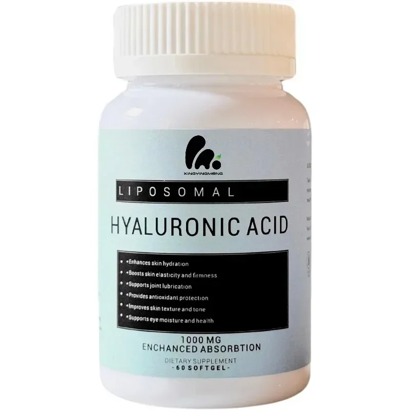 

Liposome hyaluronic acid supplement soft capsules 1000MG high absorption support antioxidant joint skin health