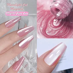 BORN PRETTY 10ml Moonlight Cat Magnetic Gel Polish White Silver Magnet Nails Soak Off UV Gel Nail Polish Varnis Semi Permanent