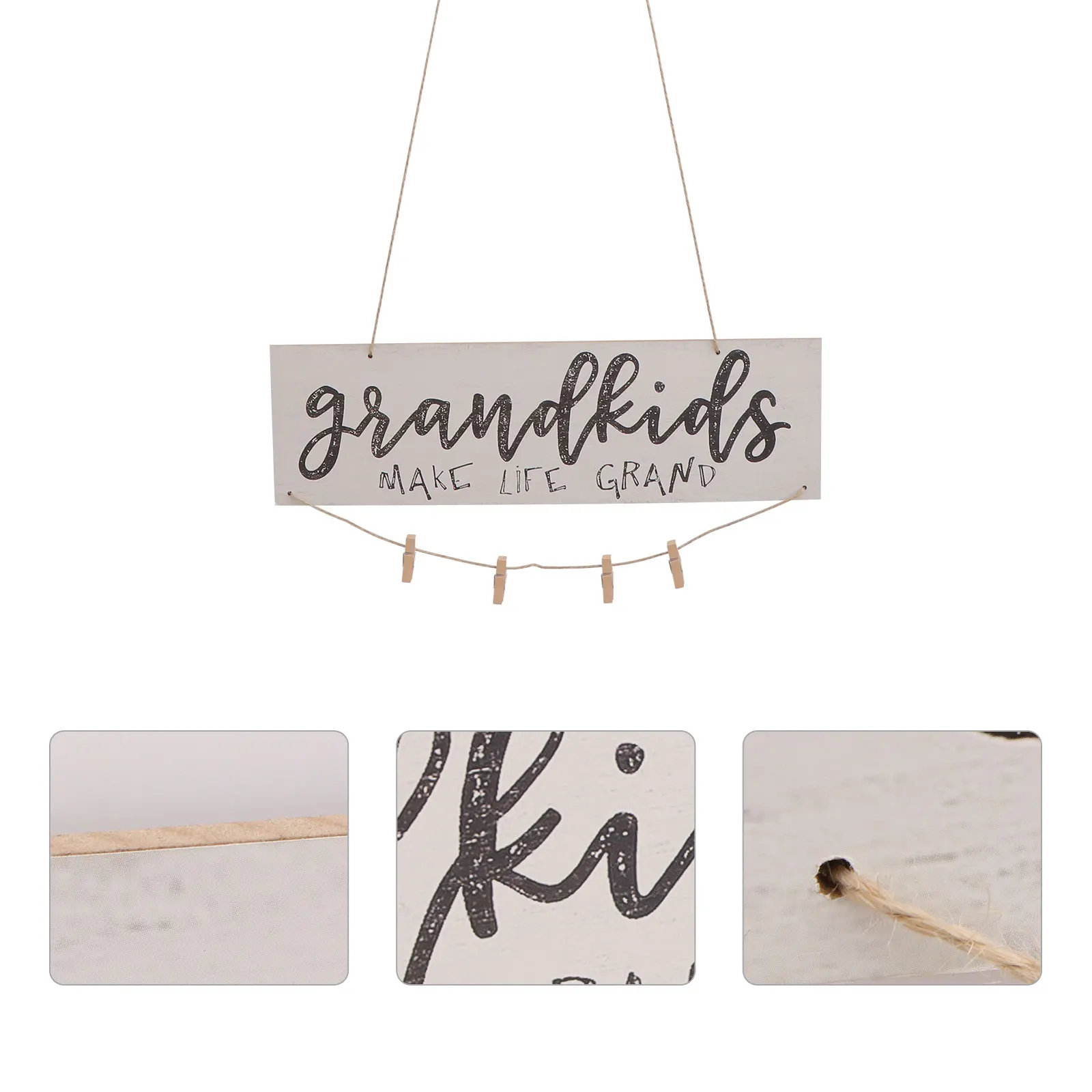 

Creative Mini Wooden Memo Clips for Photos Messages Notes Decorative Desktop Document Holder White Note Clips Photo Holders