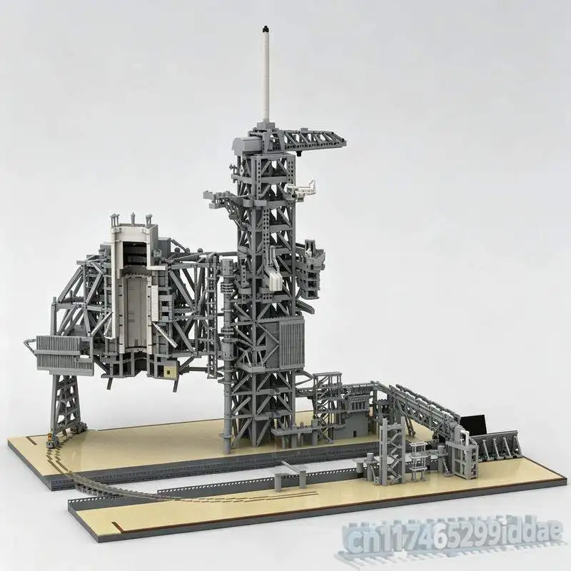 14772PCS Space Launch Complex Building Blocks Rocket Platform Architecture Model DIY Assembly Creative Science Collection Gift