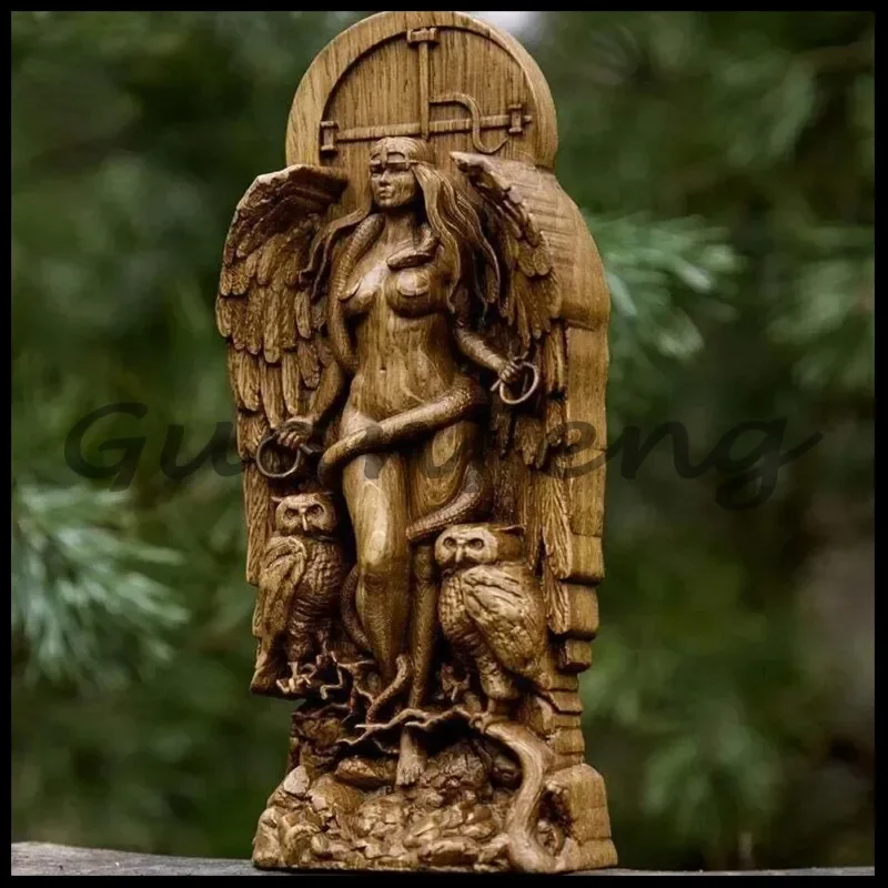 Goddess Resin Statue Altar Figurine Religious Sculpture Home Garden Art Decoration 침대테이블 Стул Ротанг