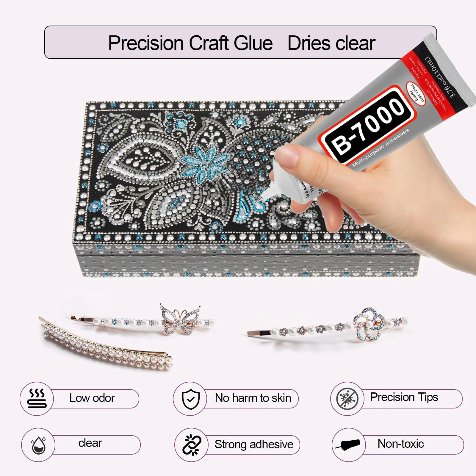 B7000 Glue Transparent Mobile Screen Repair Glue Multipurpose DIY Strong Adhesive Jewelry Craft Adhesive Liquid Shoes Glue