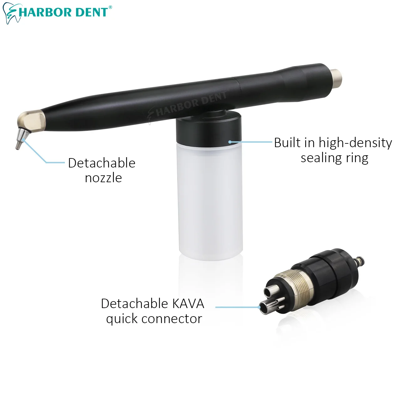 2/4 Holes Dental Sandblasting Machine Oxide Micro Blaster Alumina Gun Air Abrasion Polisher Dentistry Tool