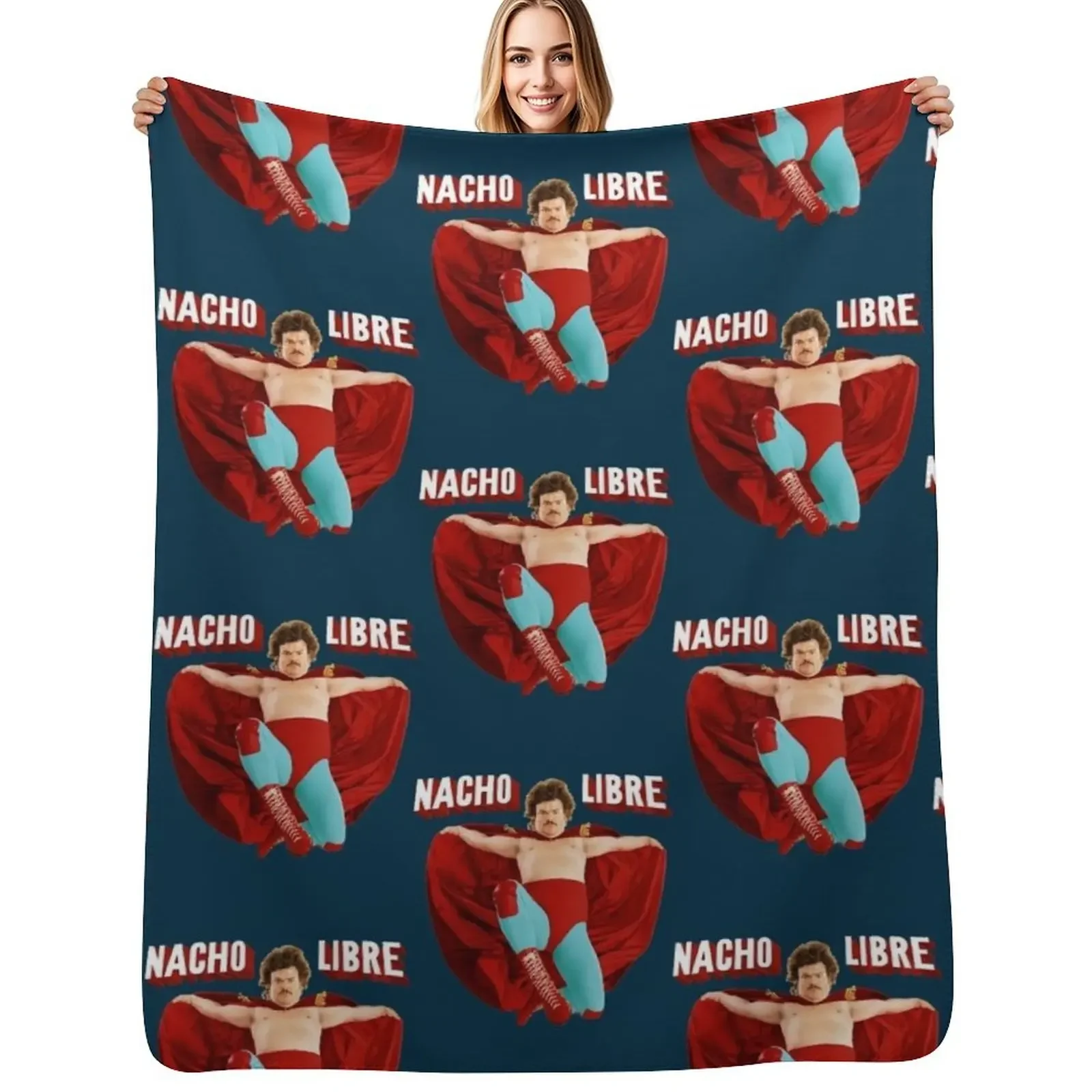 

Nacho Libre Throw Blanket Baby For Sofa Thin Nap Furry Blanket