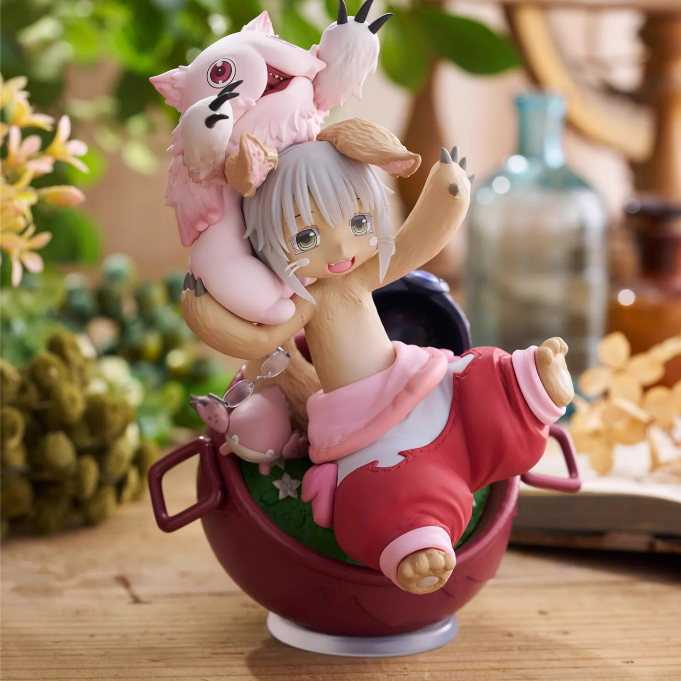 TAITO AMP+ Original Anime Made in Abyss: The Golden City of The Scorching Sun Nanachi Action Figure Desktop Figurine Doll Gift