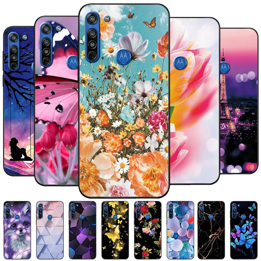 Funda para Moto G8 Power Lite Coque G8 Power Lite TPU Funda de silicona suave para teléfono Motorola Moto G8 g8 cubierta Capa parachoques mármol
