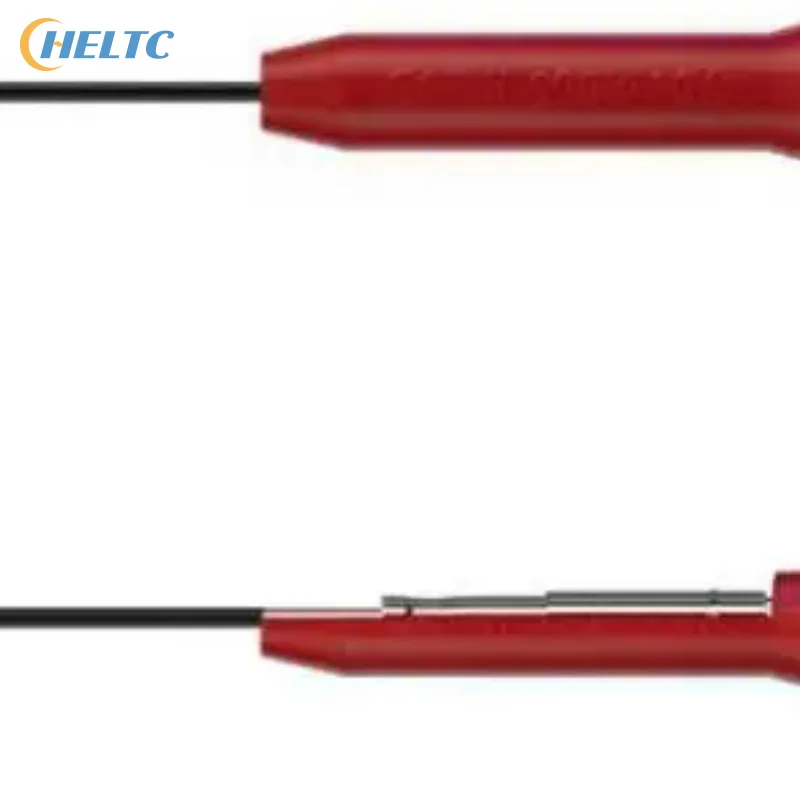 

1Pair/2pairs 2mm Test Lead Extension Cover Non Destructive Multimeter Probe Testing Needle For Test Lead Stainless Steel Pin