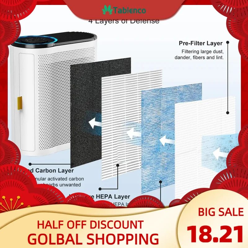 Воздушный Сменный фильтр MK04 для Aroeve MK04 MG04JH, H13, фильтр HEPA, по сравнению с деталями MK04LX, 2 упаковки, синий