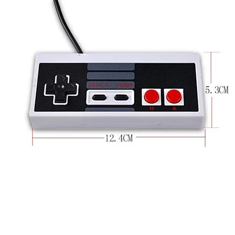 Gamepad classico cablato USB per Nintendo NES Controller Joypad per PC retrò Controller per maniglia da gioco con joystick