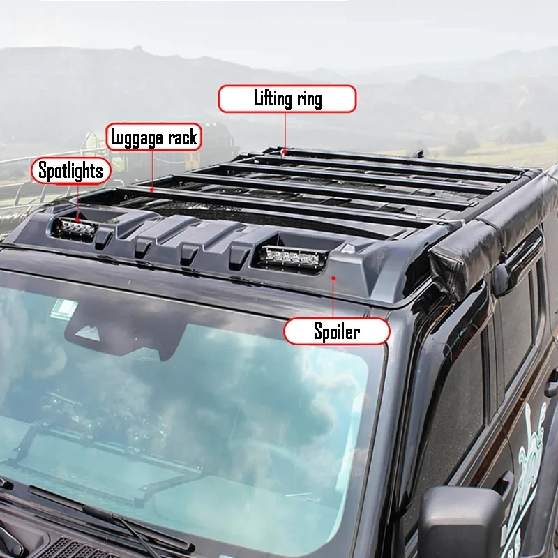 For Great Wall GWM TANK 300 Tank 300 Feixing Luggage Rack Spoiler Spotlight Exterior Special Accessories