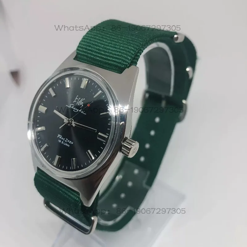 7120 manual mechanical 19 drill watch movement business watch commemorative color plate second-hand color beauty