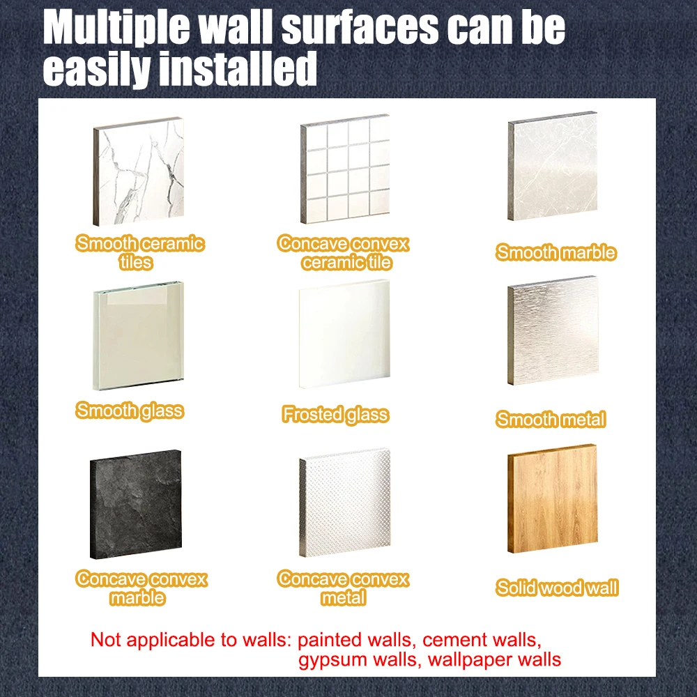 Wall Mounted Hairdryer And Straightener Holder Multifunctional Storage Shelves Hair Dryer Organizer Rack Storage Rack Aluminum