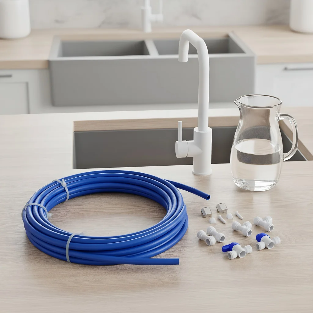 PE Pipe 2 точки (1/4 дюйма) для общего домашнего использования, труба Ro для прямого питья длиной 10 м