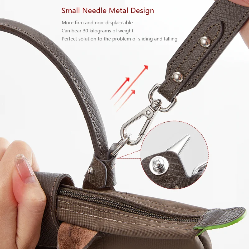 Wide Bag Strap For Longchamp S, Crossbody Shoulder Strap Mocha Artichoke Belt, Cowhide Bag Replacement Accessories