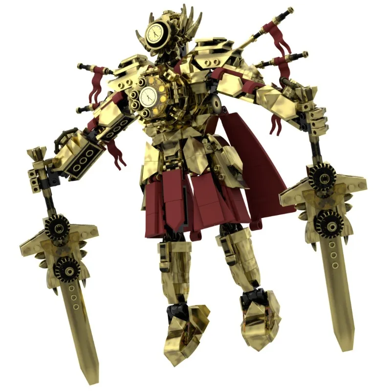 759-częściowy Steampunkowy Robot Mechaniczny, Zestaw Modelarski z Ruchomymi Kołami Zębatymi, Kolekcjonerski Projekt Budowlany dla Nastolatków i Dorosłych