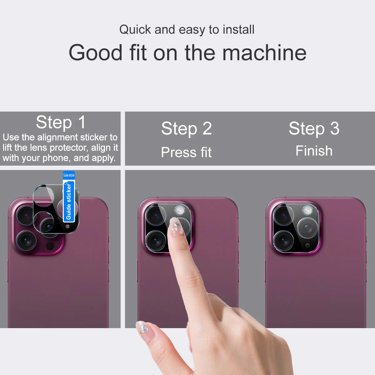 لعدسة لا شيء CMF Phone 2 Pro 5G زجاجية IMAK الإصدار الأسود فيلم عدسة زجاجية متكاملة #4