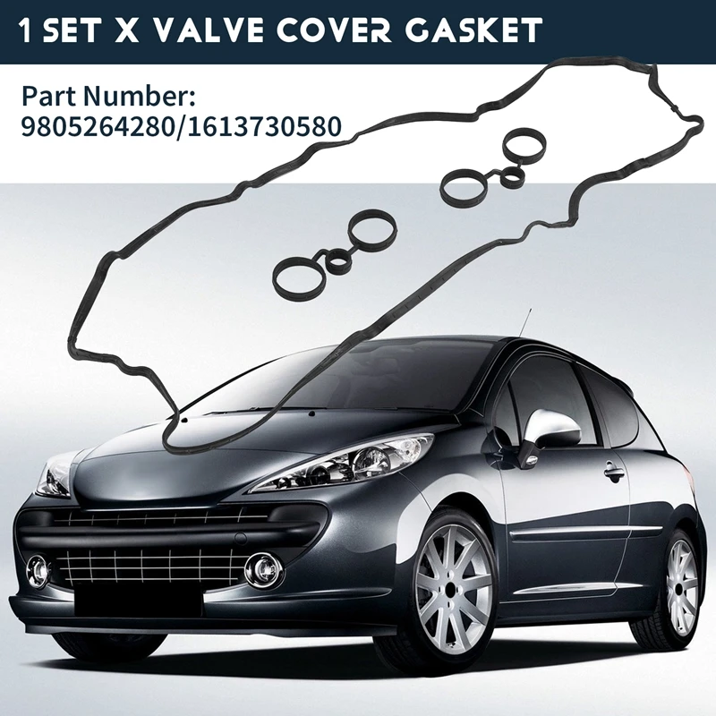 Valve Cover Gasket Set 9805264280 1613730580 For Citroen C4 C5 DS3 DS4 DS5 For Peugeot 207 208 308 508 3008 5008 RCZ