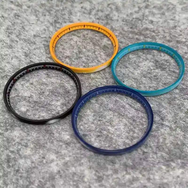 

Watch Parts 31.5mm Plastic Black Yellow Blue Watch Chapter SKX007 009 New SROD Scale Insert Ring for NH35 NH36 4R 6R Movement