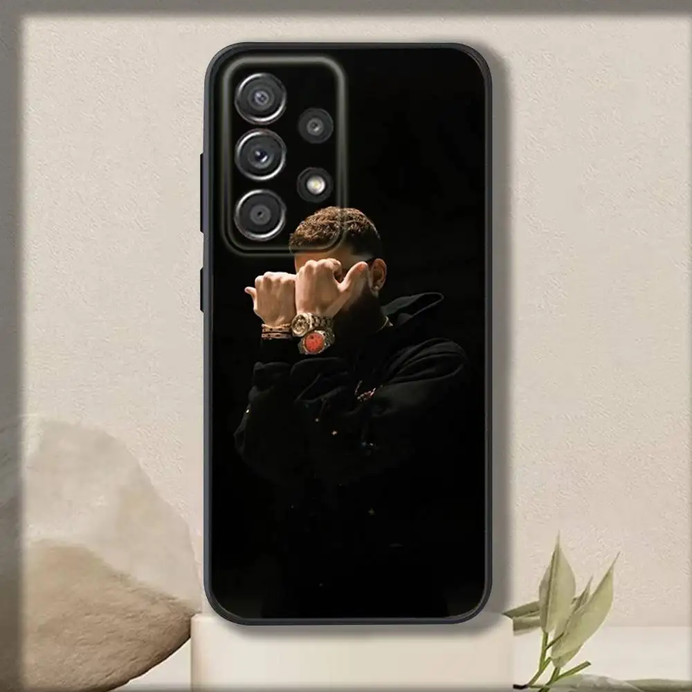 H-Hades ラッパー 66 電話ケース サムスン S 25、24、23、22、30、21、10、9、ウルトラ、プラス、ライト、FE、4、5 G ソフトブラックケース