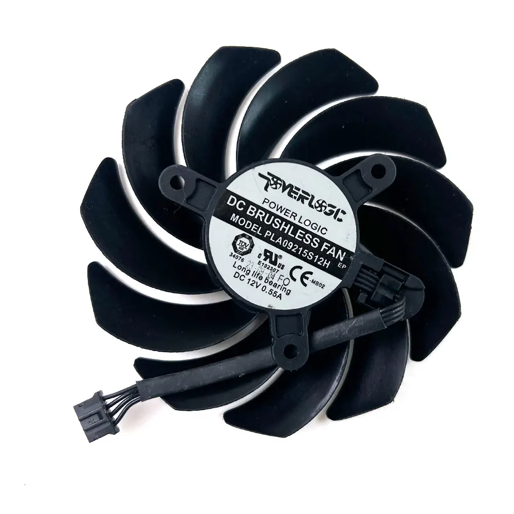 NEW Cooling Fan 87MM 4PIN PLA09215S12H RX6400 GPU FAN For MSI Radeon  RX 6400 AERO ITX 4G video card fans heat sink