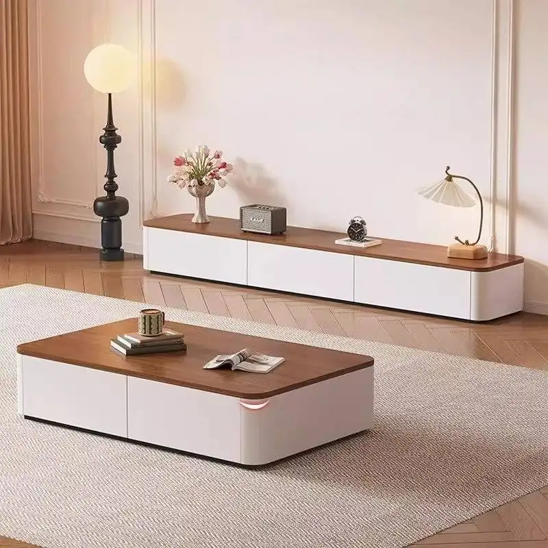 

Classic Unique White Tv Cabinet Simple No Foot 200Cm Unique Living Room Tv Cabinet Modern Storage Mueble Televisor Furniture