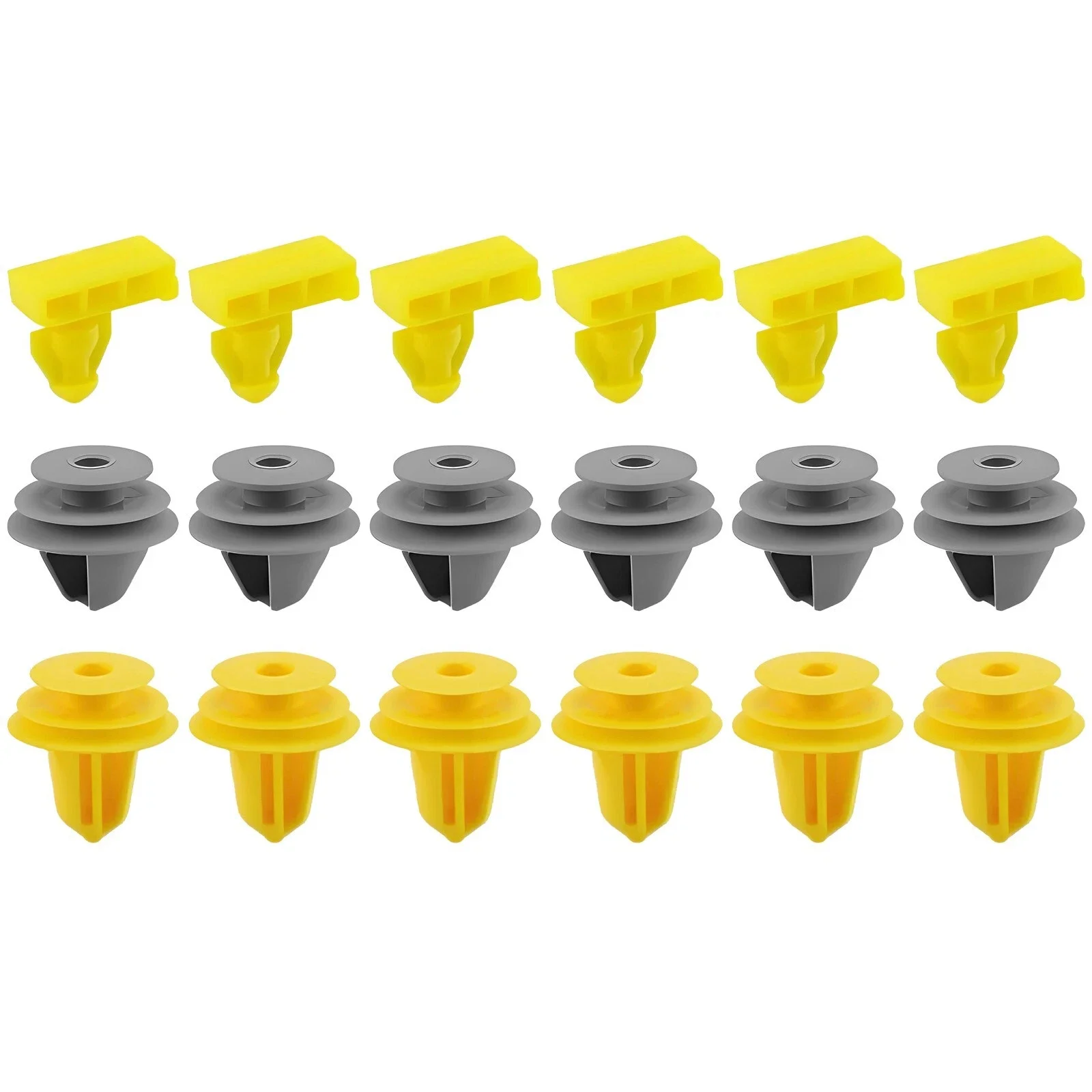 18Pcs Front Wheel Arch Trim Clips Car Exterior Flare Horn Fastener Clip Accessories 84953JA00A For Nissan Qashqai J11 2014-2021