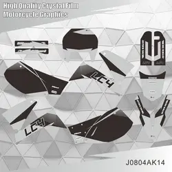 for KTM LC4 640 Enduro1998 1999 2000 2001 2002 2003 2004 2005 2006 2007 Graphics Decals Stickers Motorcycle Background Custom