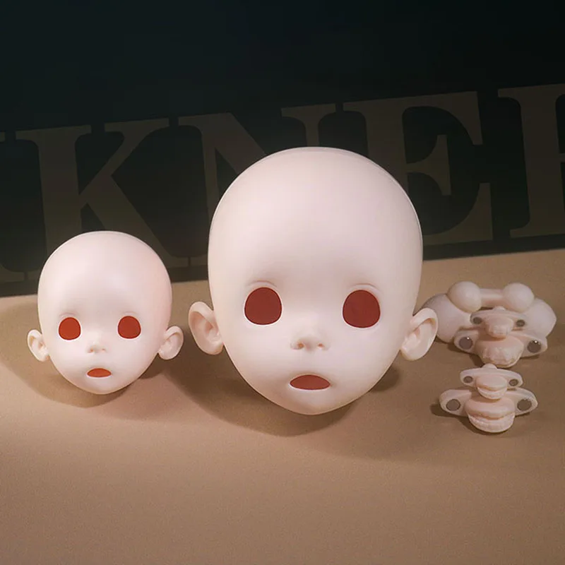 2024 New Kkner BJD 6 Points OB22.24 Large Head for Blythe Size COCO Dual Size Bjd 1/6 Head