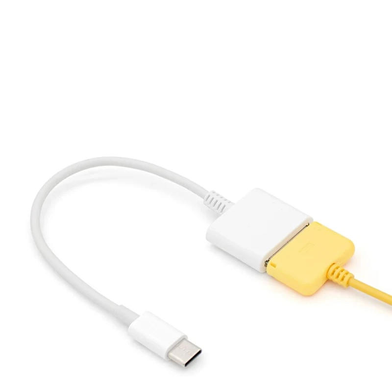 New Dock 30-Pin Female To USB-C USB 3.1 Micro USB Type C Male Short Charging Cable For Huawei Samsung Mac Onplus