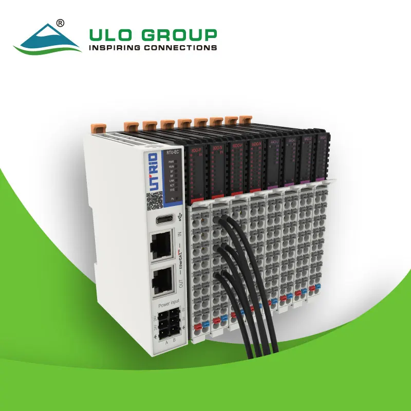 PLC Thermal resistance (RTD) measurement IO module IP20 distributed bus system support 4 modules 16-bit resolution