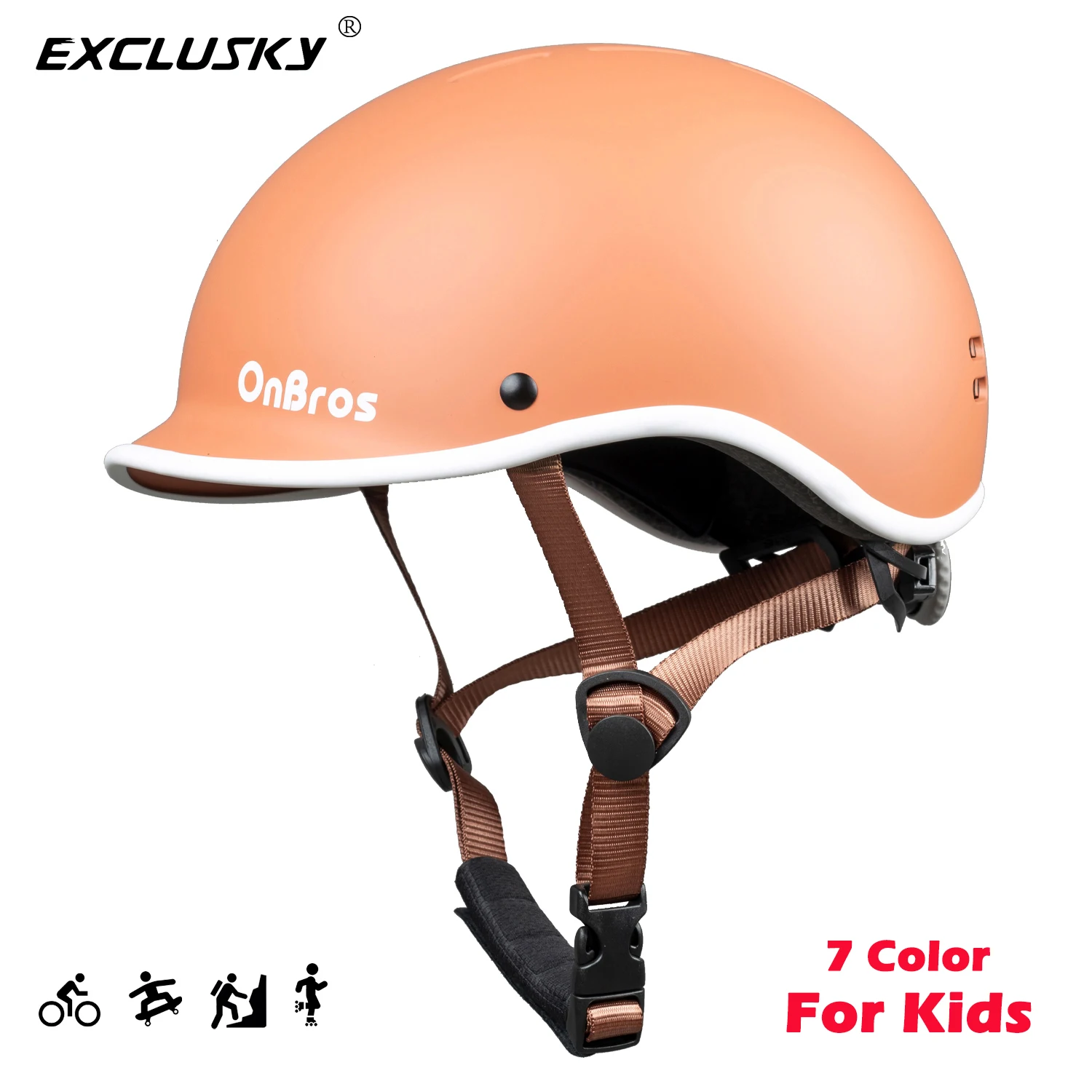 

Sifvo High Quality Kids Bicycle Helmet For Skateboard Safety Helmet Boys And Girls Roller Skating Helmets Size 48-54 CM