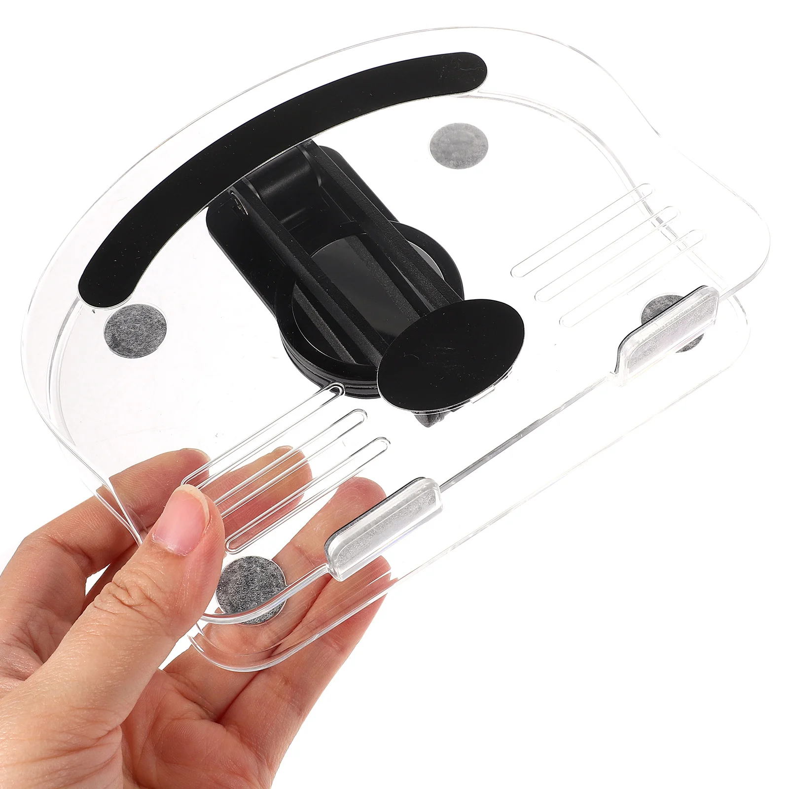 

Tablet Stand Folding Rotatable Transparent Desktop Phone Holder Adjustable Laptop Mount Portable Drawing Holder for Office