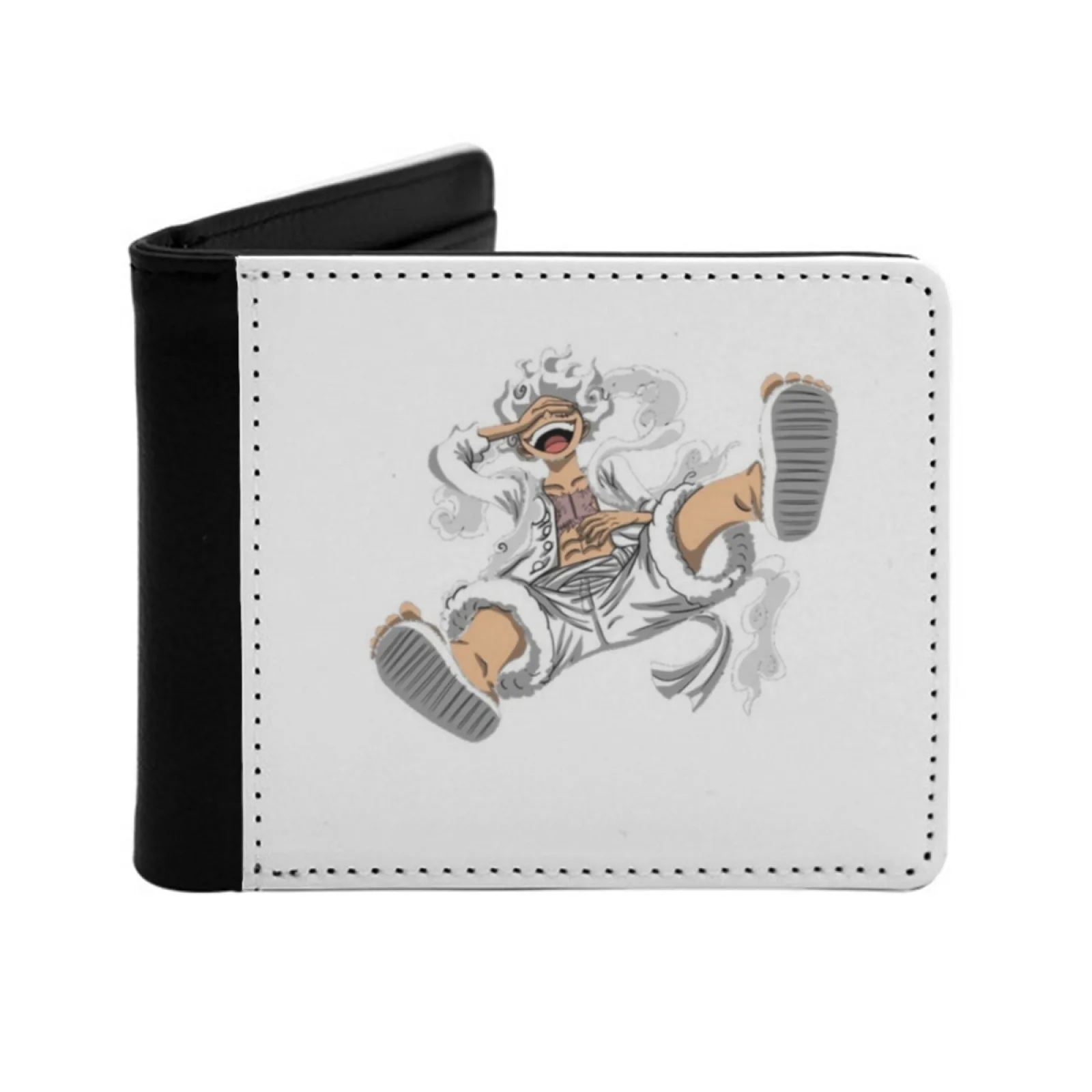 Luffy Gear 5 Nika Anime Short Men's Wallet Multifunction Purse Male Pu Leather Wallet Luffy Anime Gear 5 Luffy Gear 5 Monkey D