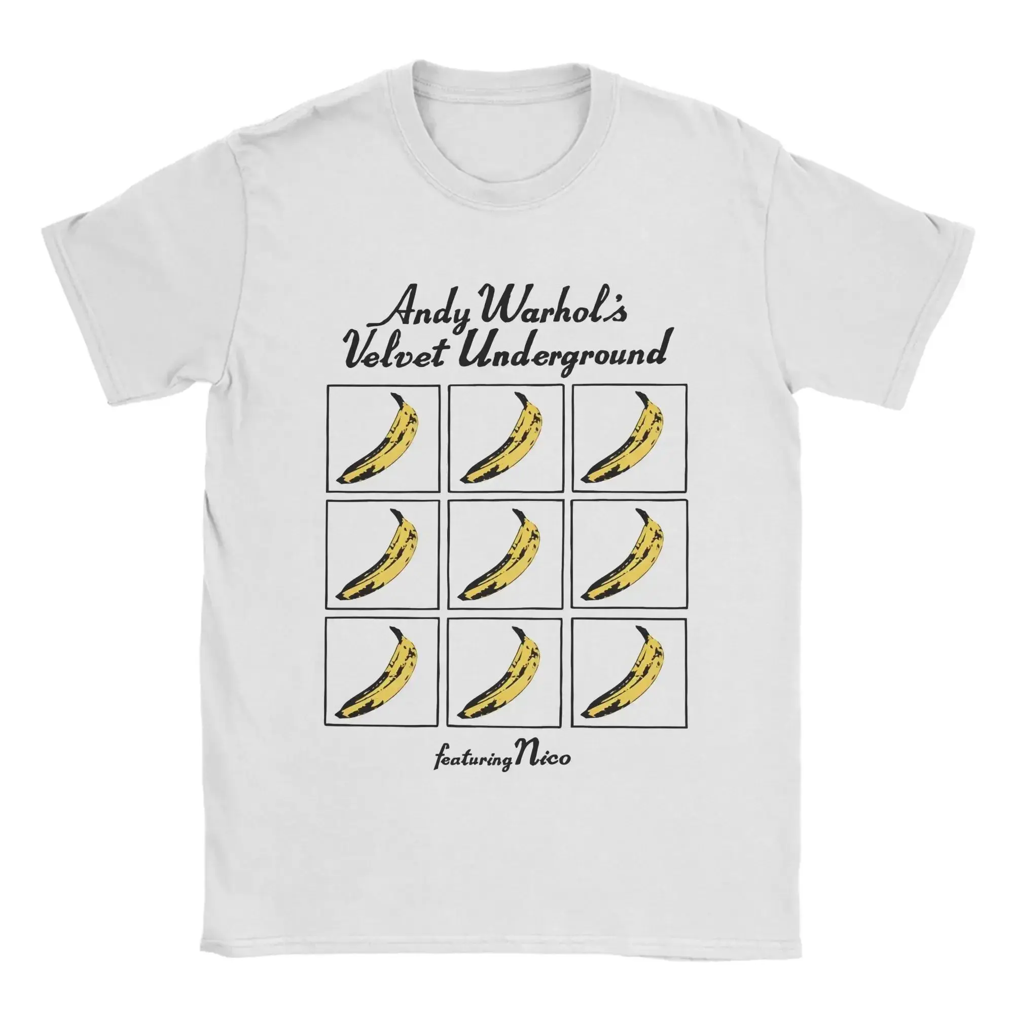 Hip-Hop-Mode Oversize Neues Print-T-Shirt Legende Rockband The Velvet Underground Poster-Print T-Shirt Punk Casual Streetwear – Detail 9