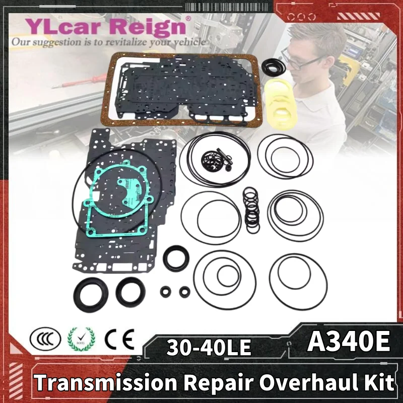 A340E A340 30-40LE Auto Transmission Gearbox Rebuild Overhaul Seals Gasket O-rings Kit For TOYOTA Car Accessories