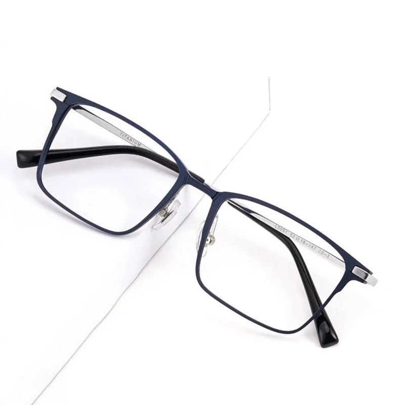 Aluminum Magnesium Alloy Glasses Prescription Frame Business Style for Man and Woman Super Light Optical Spectacles