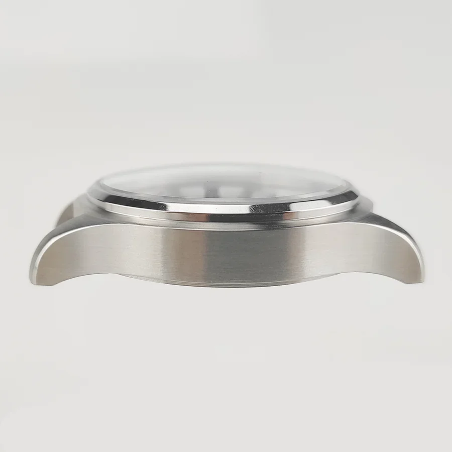 Solid Stainless Steel 45mm Pilot Chronograph Watch Case with Sapphire Crystal, 5ATM Water Fits 37.7mm Dial for Miyota 0S00