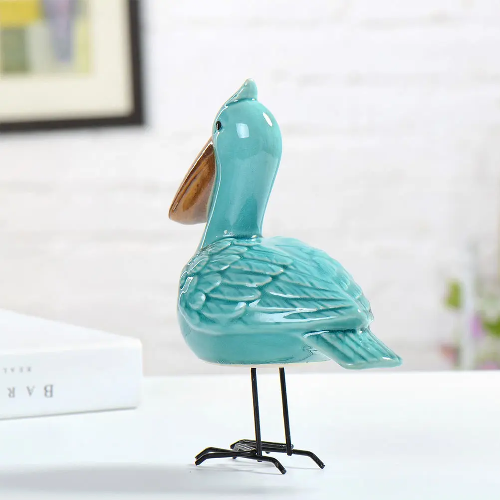 

1Pcs Ceramic Ornament Sky-Blue Creative Desktop Decoration for Home Art Crafts Long-Lasting Tabletop Decor