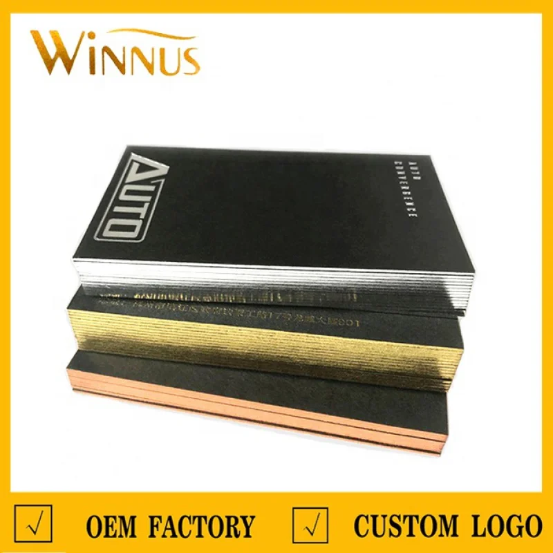 Customized.product.custom eco friendly recyclable cotton paper luxury fashion gilding silver gold foil stamping gold plated