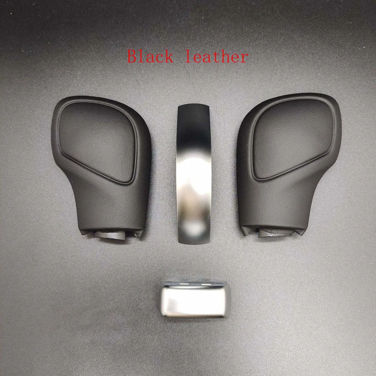 Automatic Leather Gear Shift Knob Black Brown Coffee For VW Touareg Tiguan Automatic Gear Shifter Handle Replacement Parts