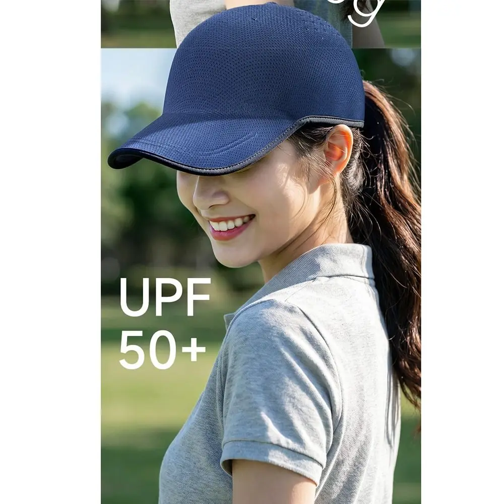 Tragbare, schnell trocknende, nahtlose Baseballkappe, leicht, packbar, faltbar, atmungsaktiver, bequemer Sonnenhut zum Laufen – Detail 9