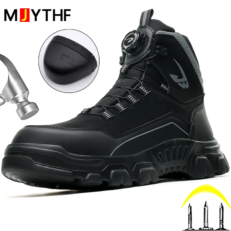

Высокие туфли, рабочие ботинки, туфли со стальным носком, устойчивая к проколам защитная обувь, мужские защитные ботинки, неразрушимая обувь, тактические ботинки