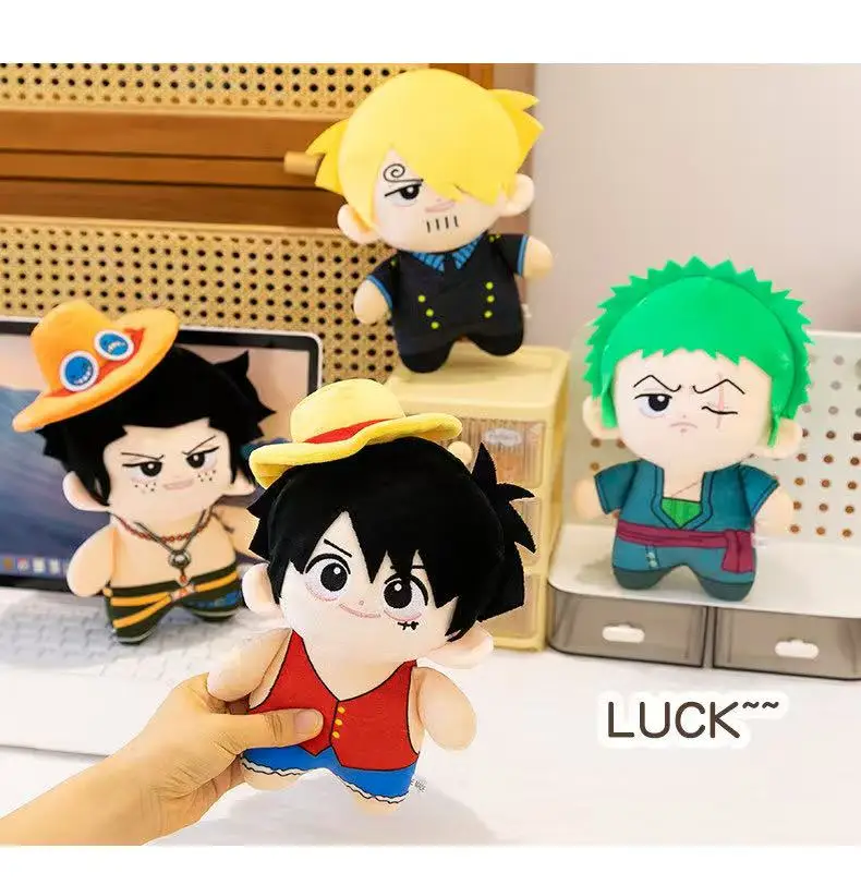 Neuestes Modell, Solon Luffy Shanzhi Ace Plüschtier, Cartoon-Anime-Spaßpuppe, Geburtstagsgeschenk für Kinder – Detail 26