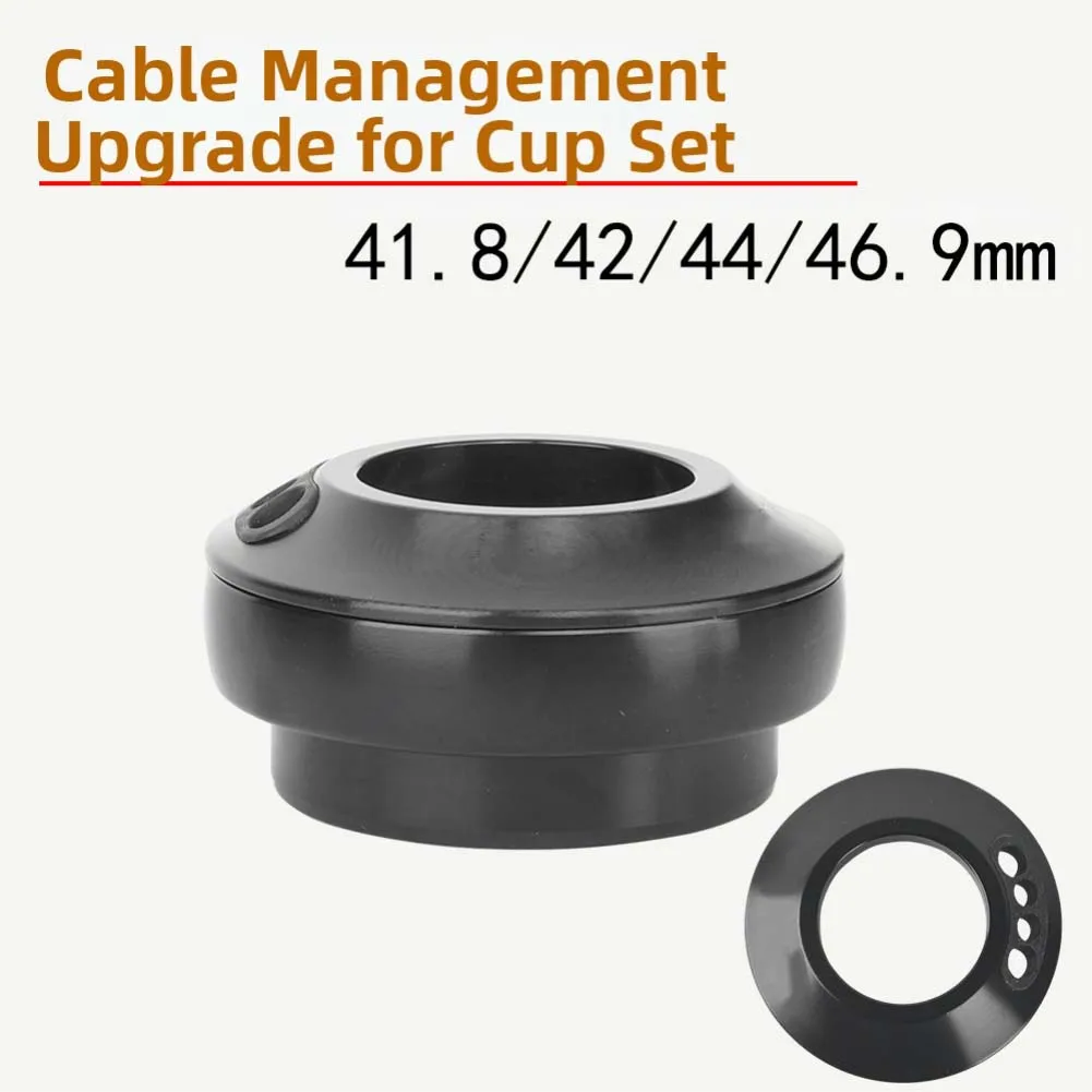 

Набор чаш для велосипедной гарнитуры 4441 846 9, внешняя чаша с крышкой с резьбой для прокладки кабеля шоссейного велосипеда и стабильность рулевого управления