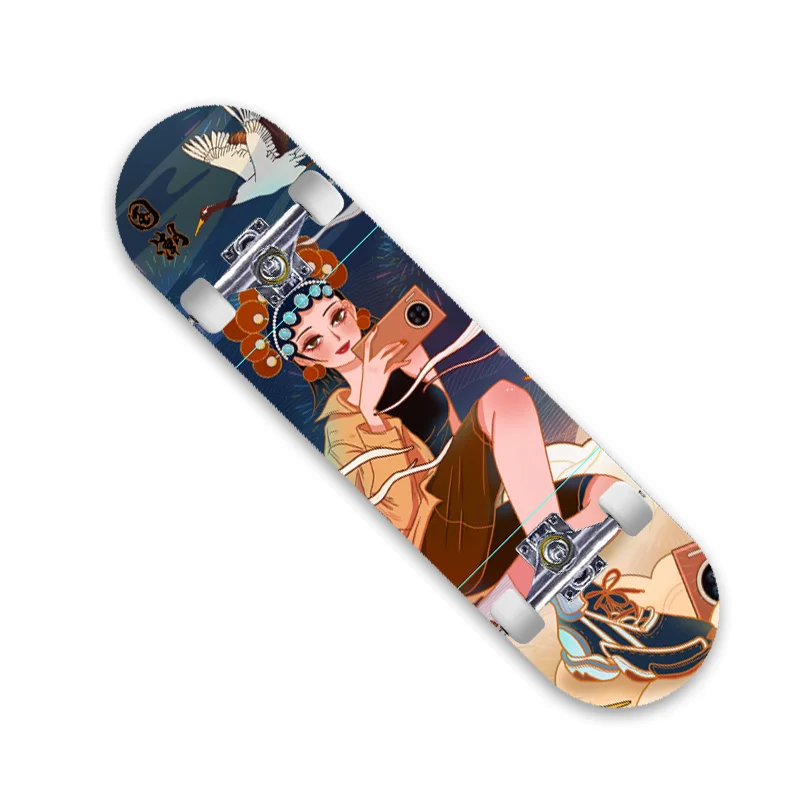 Factory Direct Four-wheel Double Mountain Skateboards For Adult Professional Children Men And Women