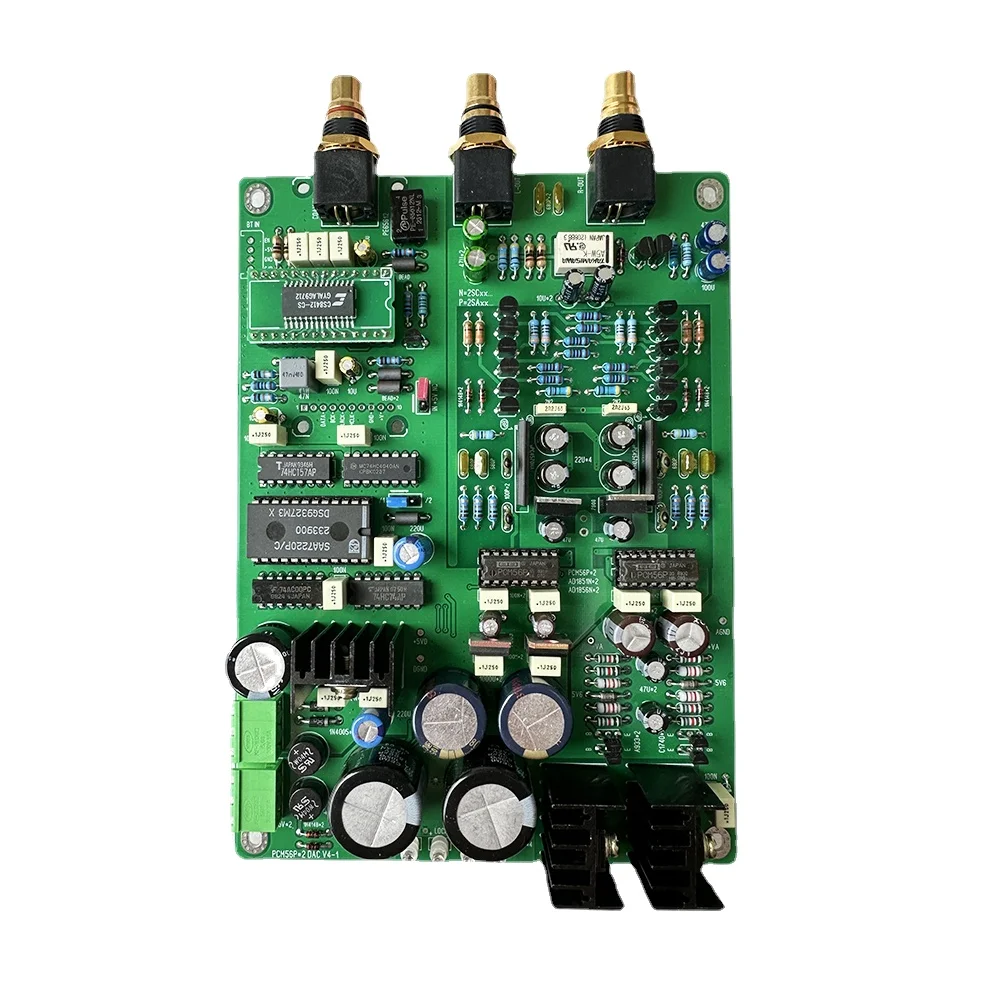 PCM56P*2 DAC Coaxial Input Decoding Board CS8412CS Reception SAA7220 Digital Filtering Support I2S Amamero Bluetooth USB Input