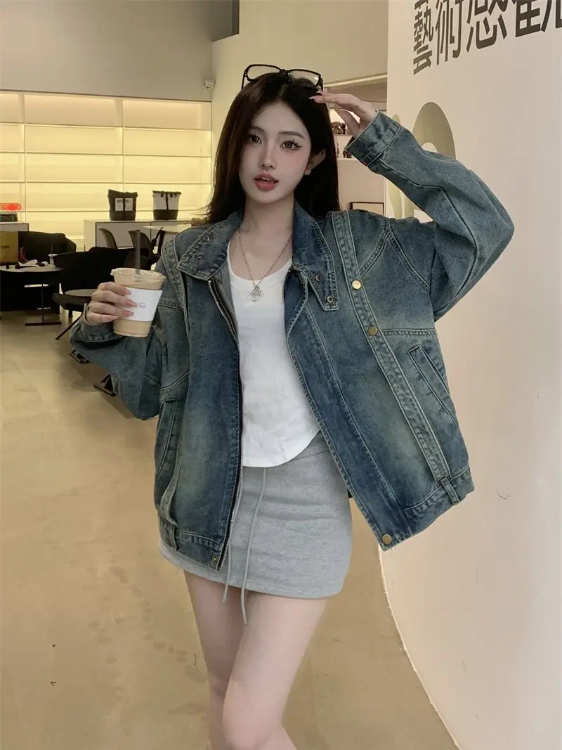 سترات نسائية كبيرة الحجم ملابس خريفية للسيدات 2025 برباط بقلنسوة وأزرار بسيطة للسيدات وجيب أمامي وأكمام طويلة دافئة #6