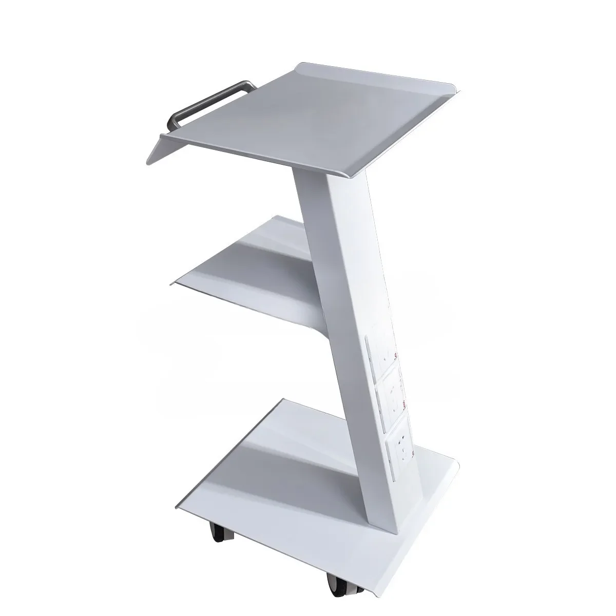 For Dental Clinic with Socket Trolley  Hospital Cart Mobile Workbench   Multi-Purpose Tool  Table